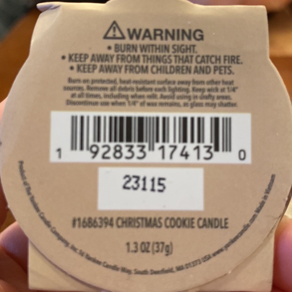 5️⃣/5️⃣ Yankee Candle Christmas Cookie Votive size - Picture 5 of 5